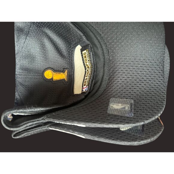 2004 NBA Champions Detroit Pistons Locker Room Hat Black & White Mesh Cap Reebok - Picture 9 of 9